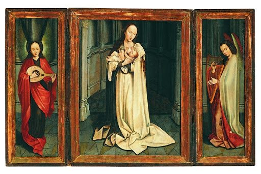 Sljedbenik Roberta Campina: Bogorodica s Djetetom u apsidi i dva anđela